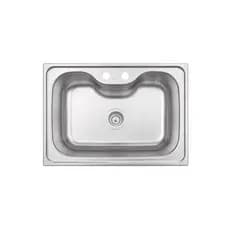 Cuba Tramontina Morgana 60 FX Undermount em Aço Inox com Acabamento Acetinado com Válvula 69x49 cm