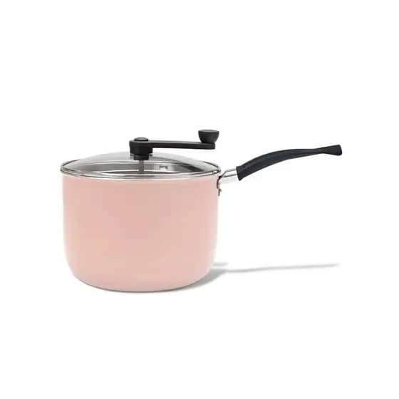 Pipoqueira Brinox Antiaderente Ceramic Life Rainbow Ø20cm 4,2 Litros Rosa