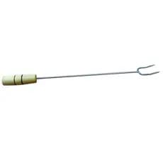 Garfo Para Churrasco Com Cabo De Madeira 59cm Aço Resistente