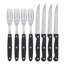 Kit Garfo e Faca 3916 Mor 8 Peças