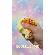 Donut Squishy Anti-Stress Premium - Brinquedo Macio Squeeze Me Relaxante Aperte e  Relaxe