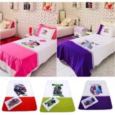 Jogo de Cama Solteiro Cobre Leito com Fronha Quarto Infantil