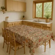 Toalha de Mesa 6 Lugares Oxford Estampado (Variadas)