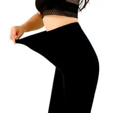 Calça Térmica Feminina Forrada Legging Segunda Pele com Pelinho Botão Inverno Quente Tamanho único