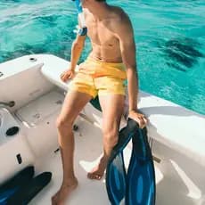 Shorts Praia Masculino que Muda de Cor, Sensível à Temperatura, Cordão Ajustável, Várias Cores