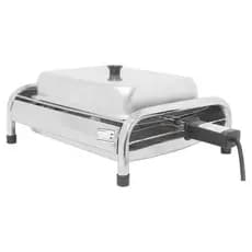 Churrasqueira Elétrica Super Grill Luxo Sem Fumaça Camping COM TAMPA
