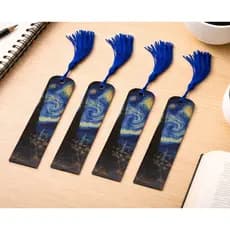 Marca Página Van Gogh em Acrílico 2mm Livros Leitura Marca Texto Decoração Personalizado
