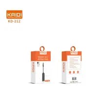 Adaptador Tipo-C para Tipo-C Duplo Kaidi KD-212 – Áudio + Carregamento Produto Original