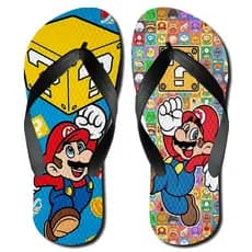 Chinelo Super Mario – Conforto e Aventura no Seu Dia a Dia! PRIME FITNESS EQUIPAMENTOS