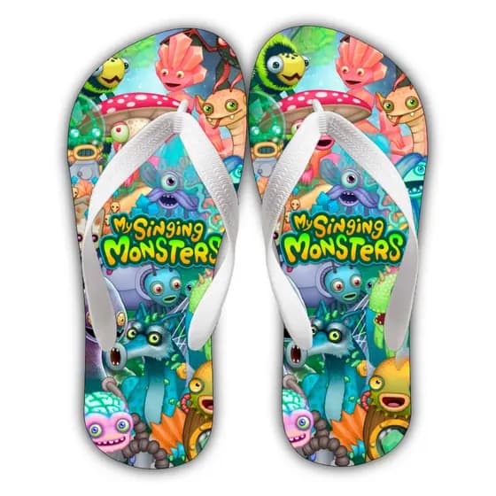 Chinelo do My Singing Monsters infantil casual confortável e antiderrapante Produto de alta resistência