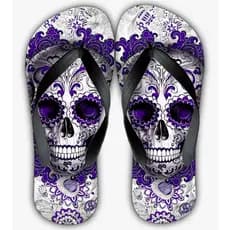 Chinelo Feminino Caveira Mexicana Exclusivo 2024 PRIME FITNESS EQUIPAMENTOS