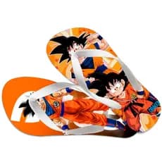 Chinelo Sandália Infantil Dragon Ball Lançamento 2026 PRIME FITNESS EQUIPAMENTOS