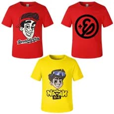 Camiseta camisa Fantasia Infantil Natan Enaldinho You Tuber Gamer Rei do Bafo