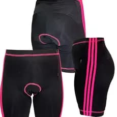 Bermuda DA Modas com Forro para Ciclismo Ciclista Bike Mtb infantil Feminina