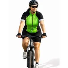 Camiseta Ciclismo Feminina Plus Size Dry Fit Térmica Bike MTB G1 G2 G3 Profissional Com Bolso D&A
