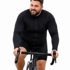 Camisa Ciclismo Plus Size Masculina Dry Fit UV30 MTB Bike