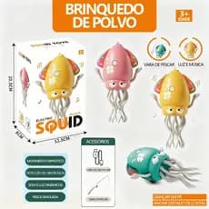 Polvo Dançante Inteligente | Brinquedo Musical com Luz LED Evita Obstáculos - Presente para Crianças