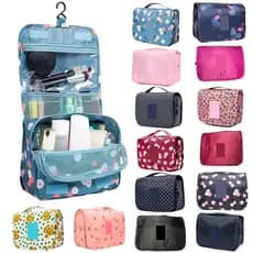 Necessaire de Viagem com Gancho para Pendurar, Grande Capacidade, Organizador Multifuncional