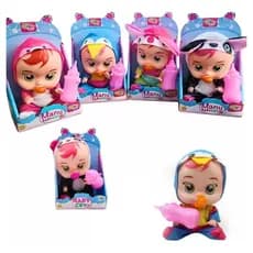 Boneca Baby Manu Cry Babies Com Som e Chora de Verdade