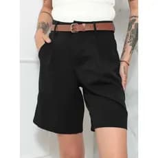 Bermuda Feminina Social - Alfaiataria, Passante PROMOÇAO!!
