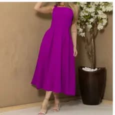 Vestido Alfaiataria Bojo Ziper Luxo Longo Alta Tendencia PROMOÇÃO!!