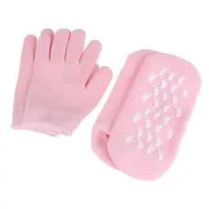 Par Luvas e Meias de Gel Hidratante Reutilizáveis Para Cuidados Com as Mãos e Pés Feitas de Silicone