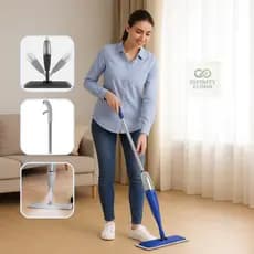 Vassoura Rodo Magico Mop Spray Giratório Reservatório Rodo Limpeza Esfregão Microfibra Lavável