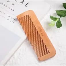Pente De Madeira Barba Cabelo 16x5cm 1 unidade