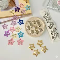 Kit 20/30/50/60 Clipe De Estrela Dopamina Y2K Para Meninas E Crianças,Grampo De Cabelo BB