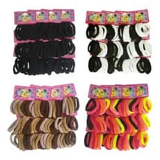 Kit 72 unidades elastico de cabelo Xuxinha Rabico para cabelo atacado