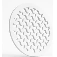 Grelha De Ralo Redonda 15cm Dn 150mm Copacabana Amanco Branca