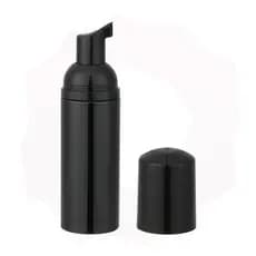 Frascos Pump Espumadores Pretos 50ml – Ideal para Limpeza e Extensão de Cílios