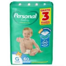 Fralda Personal Baby Hiper pacote G De 8kg à 12,5kg