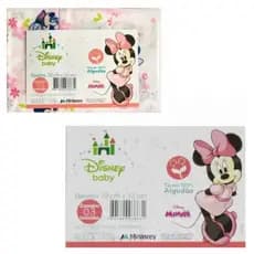 Pano De Boca Babete Minnie  Disney - Kit C/ 3 Unidades