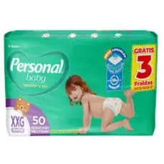 Fralda Personal Baby Hiper pacote XXG 50 Unidades De 14 Kg