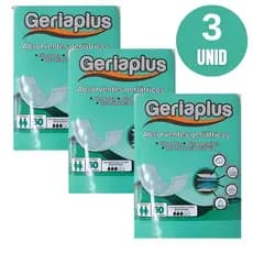 Kit Com 3 Absorvente Geriátrico/Unissex/Incontinência/Geriaplus - Total de 150 Unidades