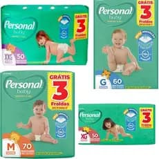Fralda Personal Baby Hiper pacote M G  XG OU XXG   BARATO
