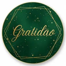 Painel Redondo Tecido Sublimado Gratidão Ação de Graças Personalizado 50x50cm – Agradecimento Decoração Graças