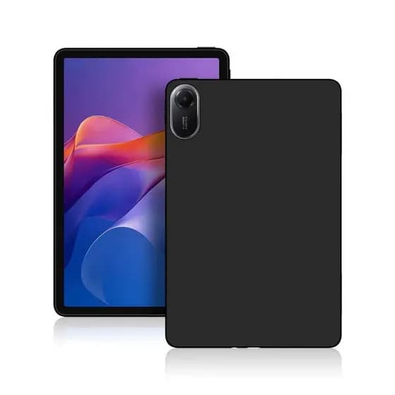 CASE CAPA SILICONE TPU PARA REDMI PAD 2 TRASEIRA PRETO