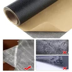 Remendo Adesivo Couro Autoadesivo Reparo Sofá Poltrona Moto Banco Carro Courvin Bolsa Jaqueta Furo Rasgo Conserto