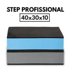 Step Academia 40x30x10 Plataforma Treino Funcional Musculação Cardio Estepe GinásticaExercício Stepe
