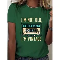 Camiseta Feminina Casual de Gola Redonda e Manga Curta T Shirt 100% Algodão 30.1 Blusa Feminina Casual