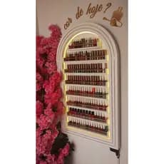 Expositor de Esmaltes com Arco Romano e LED