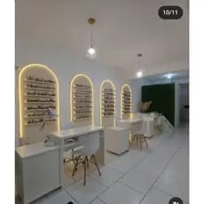 expositor de esmaltes com arco romano expositor para salão de beleza esmalteiro