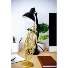 Escultura adorno folha torcida decoração enfeite luxo