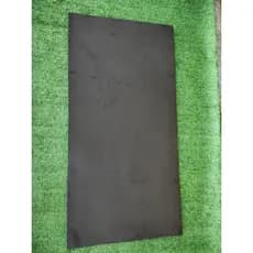Placa Eva Exercícios Academia Yoga 1 m x 50 cm x 10 mm Na Cor Preta