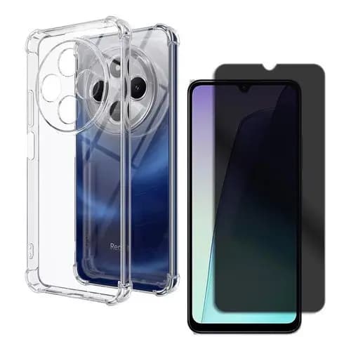 Capa Capinha Anti Impacto Compatível Com Redmi 14C E/OU Película 3D Privacidade