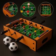 Jogo De Pebolim De Mesa Mini Futebol de Mesa Totó de Mesa De Madeira