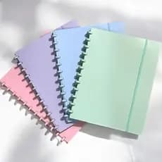 Pasta Catálogo Inteligente Disco A4 com 20 Envelopes Plástico Papelaria Escritório