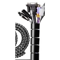 Organizador de Fios e cabos Premium 5 metros – Deixe Seu Setup Profissional